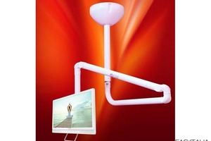 Braccio articolato per monitor o TV a soffitto