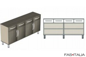 Credenza con ante e cassetti Credenza con ante e cassetti